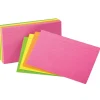 Sale Oxford Glow 4" x 6" Index Cards, Lined, Assorted, 100/Pack, 10 Packs/Bundle (ESS99755) Index Cards