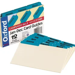Outlet Index Card Files, 4" x 6", Multicolor (04613) Index Cards