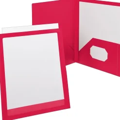 Oxford Poly Viewfolio Portfolio, Red, 8 1/2" x 11" Best
