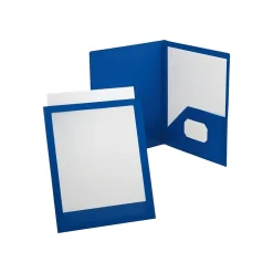 Oxford ViewFolio Twin Presentation Folder, Blue (OXF 57441) Clearance