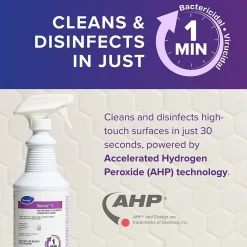 Oxivir 1 Accelerated Hydrogen Peroxide Ready-to-Use Spray, 32 oz., 12/Carton (100850916)