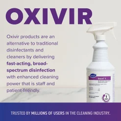 Oxivir 1 Accelerated Hydrogen Peroxide Ready-to-Use Spray, 32 oz., 12/Carton (100850916)