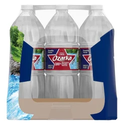 Bottled Water<Ozarka 100% Natural Spring Water, Regular Flavor, 33.8 oz. Plastic Bottles, 15/Carton (11475188)