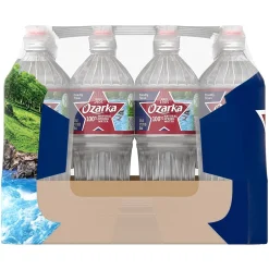 Bottled Water<Ozarka 100% Natural Spring Water, Regular Flavor, 700ml Bottles with Sport Cap, 24/Carton (12086825)