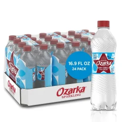 Bottled Water<Ozarka Sparkling Water, Simply Bubbles, 16.9 oz. Bottles, 24/Carton (12349548)