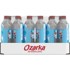 Bottled Water<Ozarka Sparkling Water, Simply Bubbles, 16.9 oz. Bottles, 24/Carton (12349548)