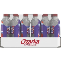 Bottled Water<Ozarka Sparkling Water, Triple Berry, 16.9 oz. Bottles, 24/Carton (12349551)