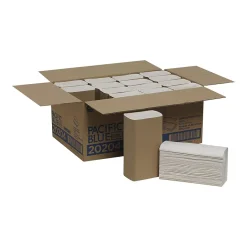 Paper Towels<Pacific Blue Basic Multifold Paper Towels, 1-ply, 250 Sheets/Pack, 16 Packs/Carton (20204)