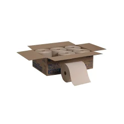 Paper Towels<Pacific Blue Basic Recycled Hardwound Paper Towel, 1-Ply, Brown, 800'/Roll, 6 Rolls/Carton (26301)