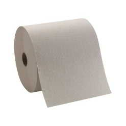 Paper Towels<Pacific Blue Basic Recycled Hardwound Paper Towel, 1-Ply, Brown, 800'/Roll, 6 Rolls/Carton (26301)