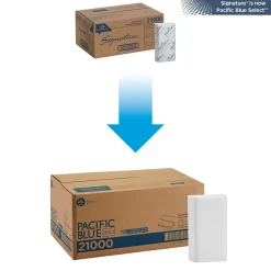 Paper Towels<Pacific Blue Select Recycled Multifold Paper Towels, 2-ply, 125 Sheets/Pack, 16 Packs/Carton (21000)