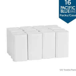 Paper Towels<Pacific Blue Select Recycled Multifold Paper Towels, 2-ply, 125 Sheets/Pack, 16 Packs/Carton (21000)