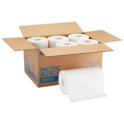 Paper Towels<Pacific Blue Ultra Hardwound Paper Towels, 1-ply, 400 ft./Roll, 6 Rolls/Carton (26610)