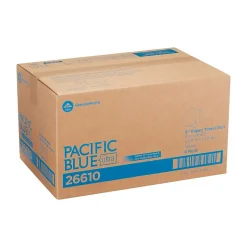 Paper Towels<Pacific Blue Ultra Hardwound Paper Towels, 1-ply, 400 ft./Roll, 6 Rolls/Carton (26610)