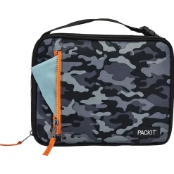 Lunch Boxes & Bags<PACKiT Freezable Classic Lunch Bag, Charcoal Camo (PKT-CB-GCM)