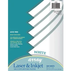 Sale 8.5" x 11" Multipurpose Paper, 20 lbs., 500 Sheets/Ream (PAC152004-2) Multipurpose Paper