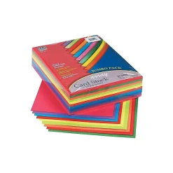 Sale Array 65 lb. Cardstock Paper, 8.5" x 11", Assorted Colors, 250 Sheets/Pack (101199) Card Stock