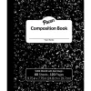 Pacon Composition Notebooks, 9.75" x 7.5", Wide Ruled, 60 Sheets, Black, 12/Bundle (PACMMK37130-12) Best