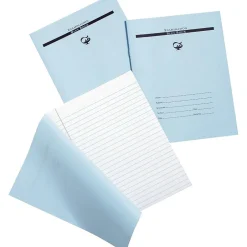 Pacon Corporation Examination Books, 4 Sheets/8 Pages, Wide Ride, Blue Cover, 7"H x 8 1/2"W Discount