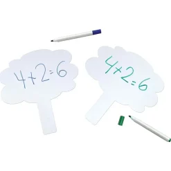 Outlet Quick Response Dry-Erase Whiteboard, 9" x 9.5", 10/Pack (PAC9011-10) Dry Erase