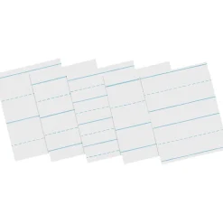 Skip-A-Line Newsprint, 11" x 8.5", Ruled, 500 Sheets/Ream Classroom Paper