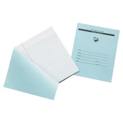 Pacon 1-Subject Exam Notebooks, 7" x 8.5", Wide Ruled, 8 Sheets, Blue (PBB7816) Clearance
