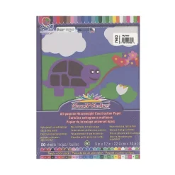 Clearance Sunworks 9" x 12" Construction Paper, Sky Blue, 50 Sheets/Pack, 5/Pack (22501-PK5) Construction Paper