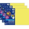 Sale Tru-Ray 12" x 18" Construction Paper, Lively Lemon, 50 Sheets/Pack, 3 Packs (PAC103403-3) Construction Paper