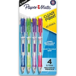 Paper Mate Clearpoint Mechanical Pencil, 0.7mm, #2 Hard Lead, 4/Pack (2087147/1902636) Outlet