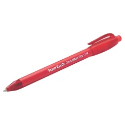 Paper Mate ComfortMate Ultra Retractable Ballpoint Pen, Medium Point, Red Ink, Dozen (6320187) Clearance