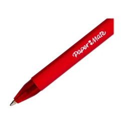 Paper Mate ComfortMate Ultra Retractable Ballpoint Pen, Medium Point, Red Ink, Dozen (6320187) Clearance