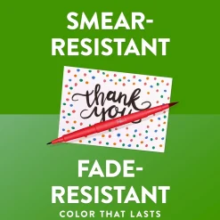 Paper Mate Flair! DUAL Calligraphy Pens, Brush/Medium Tips, Assorted Colors, 16/Pack (2181607) Best