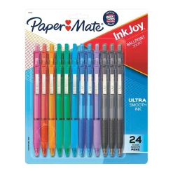 Paper Mate InkJoy 300 RT Retractable Ballpoint Pen, Medium Point, Assorted Ink, 24/Pack (1945926) Hot