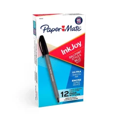 Paper Mate InkJoy 100ST Ballpoint Pen, Medium Point, Black Ink, Dozen (1951257) Best