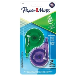 Paper Mate Mate Liquid Paper DryLine Correction Tape, White, 2/Pack (6137206) Discount