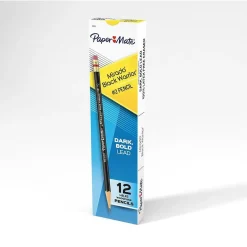 Paper Mate Mirado Black Warrior Wooden Pencil, 2.2mm, #2 Soft Lead, Dozen (2254) New