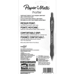 Paper Mate Profile Ballpoint Pen, Medium Point, Black Ink, 4 Pack (2113558) Sale