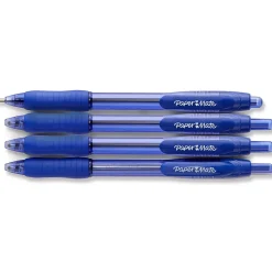 Paper Mate Profile Retractable Ballpoint Pen, Bold Point, Blue Ink, 4/Pack (89472) Clearance