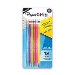 Paper Mate SharpWriter Mechanical Pencil, 0.7mm, #2 Medium Lead, Dozen (1898483) Sale