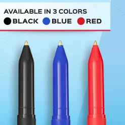 Paper Mate Write Bros. Ballpoint Pen, Medium Point, Red Ink, 1 Dozen (3321131) Online