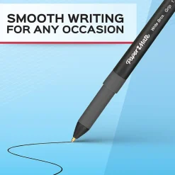 Paper Mate Write Bros. Grip Ballpoint Pen, Medium Point, Red Ink, Dozen (8808187) Outlet