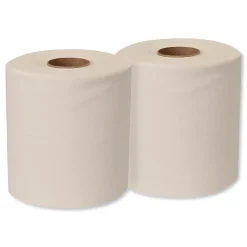 Paper Towels<Tork Paper Wiper Plus, 9.8 x 15.2, White, 300/Roll, 2 Rolls/Carton