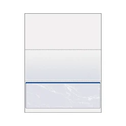 Hot DocuGard Standard 8.5" x 11" Security Check On Bottom, 24 lbs., Blue, 500 Sheets/Ream (PRB04517) Security & Carbon