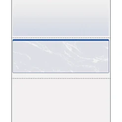 Clearance DocuGard Standard 8.5" x 11" Business Security Check In Middle, 24 lbs., Blue Marble, 500 Sheets/Ream (PRB04509) Security & Carbon