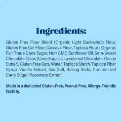 Cookies<Partake Crunchy Chocolate Chip Cookie Snack Pack, 1.09 oz, 24/Pack (220-02417)