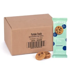 Cookies<Partake Soft Chocolate Chip Cookie Snack Pack, 1.09 oz, 24/Pack (220-02418)