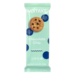 Cookies<Partake Soft Chocolate Chip Cookie Snack Pack, 1.09 oz, 24/Pack (220-02418)