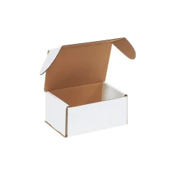 Unbranded Partners Brand Outside Tuck Mailers, 7 5/8" x 5 7/16" x 3 9/16", White, 25/Bundle (MEZ753)* Corrugated Mailers