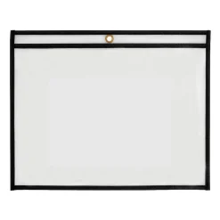 Partners Brand Stitched Job Ticket Holder, Black, 25/Carton (JTH117) Online