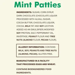 Chocolate<Pearson's Patties Dark Chocolate Mint Candy Bar, 48oz., 175/Carton (209-00558)